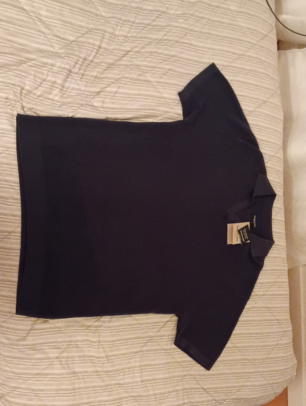 Kenneth Cole New York Men's Navy Blue Polo Shirt